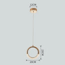 Axyaa Crystal LED Pendant Chandelier: Nordic Iron Lighting Fixture for Home Decor & Aesthetics