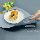 Axyaa Faux Leather Placemat Coaster Set Kitchen Accessories Place Mats
