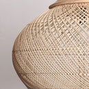 Axya Rattan Pendant Lights: Vintage Southeast Asian Style for Home and Restaurant Decor