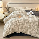 Axyaa Class A Milk Fleece 4-Piece Winter Bedding Set - Warm Quilt Cover