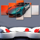 Axyaa Supercar Wallpaper Canvas Wall Art Poster Painting Picture Print for Living Room