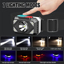 Axya LED Headlamp: 7 Modes, USB Rechargeable, Waterproof - Ideal for Fishing & Camping