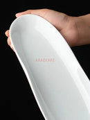 Axyaa Ceramic Flat Plate for Sushi and Cold Dishes