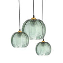 Axya Nordic Green Glass Pendant Lights for Modern Living Room and Bedroom Decor