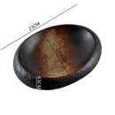 Axyaa Stone Pattern Ceramic Sushi Bowl Set for Restaurant Dining