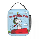 Axyaa Bicycle Merch Lunch Tote Bag Insulated Thermal Cooler Bento Box