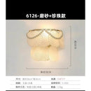Axyaa Nordic Luxury Glass Shell Chandelier | Modern LED Pendant Light Fixture for Home Decor