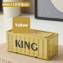 Axyaa Retro Industrial Metal Storage Boxreative Model Display Piece
