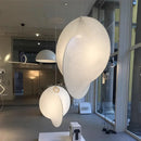 Axyaa Nordic Silk Chandelier Pendant Lights for Foyer Bar Bedroom Hanging Lamp