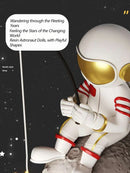 Axyaa Astronaut Wall Lamp: Modern Decorative Light for Kids' Room
