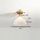 Axyaa Green Glass Indoor LED Ceiling Lamp - Modern Lighting Fixtures