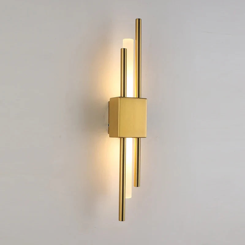 Stylish Acrylic Pipe LED Wall Sconce by Axyaa