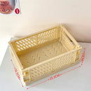 Axyaa Ins Folding Storage Rack Box | Portable Organizer for Desktop, Food, Toys & Stationery