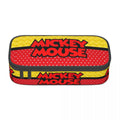 Axyaa Mickey Mouse Pen Case: Large Kawaii Storage Bag for Women Men