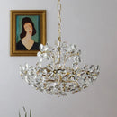 Axyaa Crystal Flower Chandelier | Luxury LED Lighting for Bedroom, Restaurant, Cloakroom