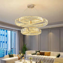 Axyaa Crystal Luxury Chandelier for Living, Bedroom, Dining Room - Indoor Lighting