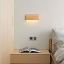 Axyaa Modern Walnut Wood Wall Lamp for Living Room Bedroom Lighting