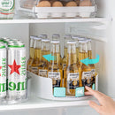 Refrigerator Spice Rack Turntable by Axyaa - 360° Rotating Lazy Susan Organizer