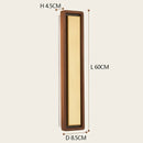 Axyaa Black Walnut Wall Lamp- Modern Chinese Style Bedroom Hallway Lighting
