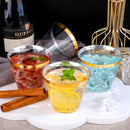 Axyaa Clear Plastic Champagne Cups - Pack of 25