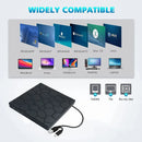 Axyaa External CD/DVD Burner USB 3.0 Type C Portable Player Drive for Desktop