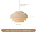 Axyaa Cloth Chandelier Pendant Lamp Ceiling Hanging Light by Wabi Sabi