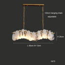 Axyaa Nordic White Cloud Glass LED Pendant Light Chandelier