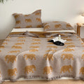 Axyaa Cotton Four-Layer Gauze Fringed Blanket Towel Quilt