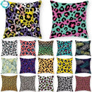 Axyaa Leopard Print Pillow Case Throw Cushion Cover Decor Case