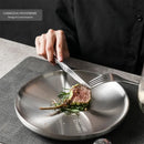 Axya Matte Stainless Steel Cutlery Set - High Grade Western Style Utensils