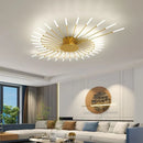 Axyaa Sunflower Chandelier LED Ceiling Light for Home Illumination