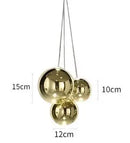 Modern LED Bubble Glass Ball Chandelier for Kitchen, Dining, Bedroom by Axyaa
