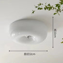 Axyaa Franch Cream Glass Ceiling Lamp Downlight for Living Room and Bedroom
