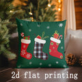 Axyaa Christmas Decorative Pillow Covers for Sofa Bedroom Car Cushion