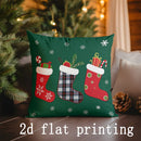 Axyaa Christmas Decorative Pillow Covers for Sofa Bedroom Car Cushion