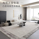 Axyaa Luxury Fluffy Grey Living Room Carpet, Soft Plush Rug for Home Decor