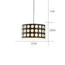 Axyaa Modern Wrought Iron Hanging Chandeliers for Home Decoration