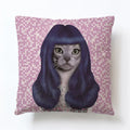 Axyaa Cartoon Animal Linen Pillowcase for Home Sofa Decor