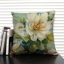 Axyaa Flower Print Cushion Cover: Decorative Sofa Throw Pillow for Home Décor & Comfort.