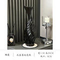 Axyaa White Ceramic Vases, Dried Flower Arrangers, TV Wall Grilles, Entrance Cabinet Decor