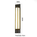 Stainless Steel Outdoor Wall Lamp LED Garden Light by Axyaa