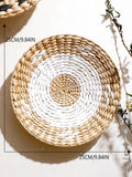 Axyaa Seagrass Wall Hanging Boho Home Decor Handmade Natural Art for Bedroom & Living Room