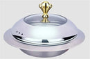 Axya Golden Stainless Steel Alcohol Stove - Small Cooking Hot Pots & Chafing Dish