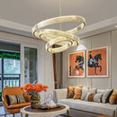 Axyaa Circular Ring Chandelier Pendant Light for Living Dining Bedroom Home Decor