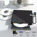Axyaa USB 3.0 Type-C External CD/DVD Drive - Burner Reader Player for Computer