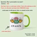 Axyaa Friends Central Perk Mug – 11oz Ceramic Tea Cup, Perfect Gift for Friends
