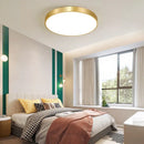 Axya Modern Gold Circular Ceiling Light for Interior Decor Lighting Fixtures