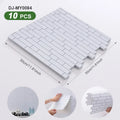 Axyaa 3D Self-Adhesive Wall Tiles, 10pcs, 11.81X11.81In, Splashback Stickers for Home and Indoor Spaces