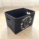 Felt Pet Toy Box Organizer by Axyaa - Organize Dog Toys, Blankets, & More