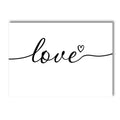 Nordic Love Life Quote Canvas Painting Wall Art for Living Room by Axyaa